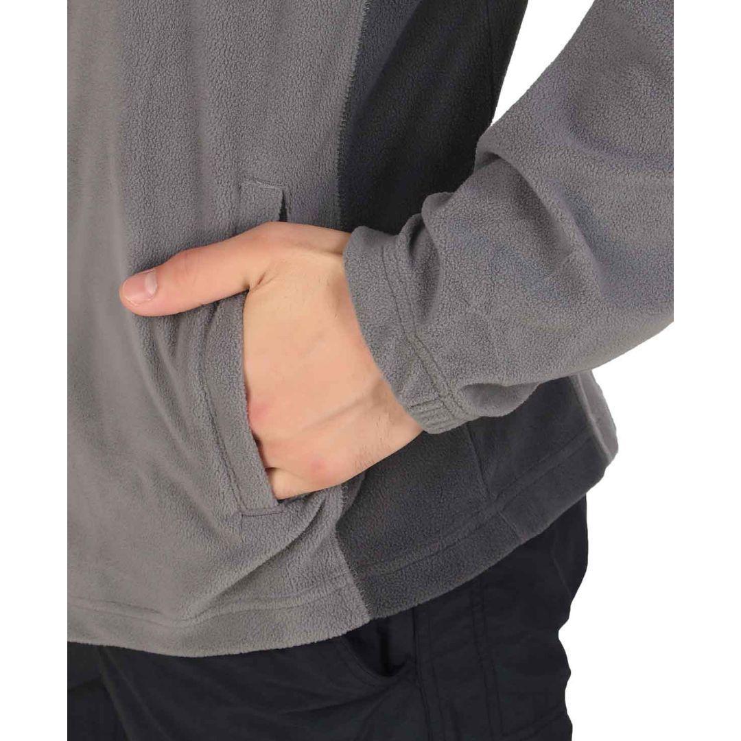 Columbia Men Grey Klamath Range Full Zip (Sun Protection) - Image 4