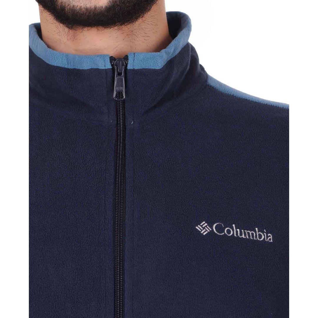 Columbia Men Blue Klamath Range Full Zip (Sun Protection) - Image 2