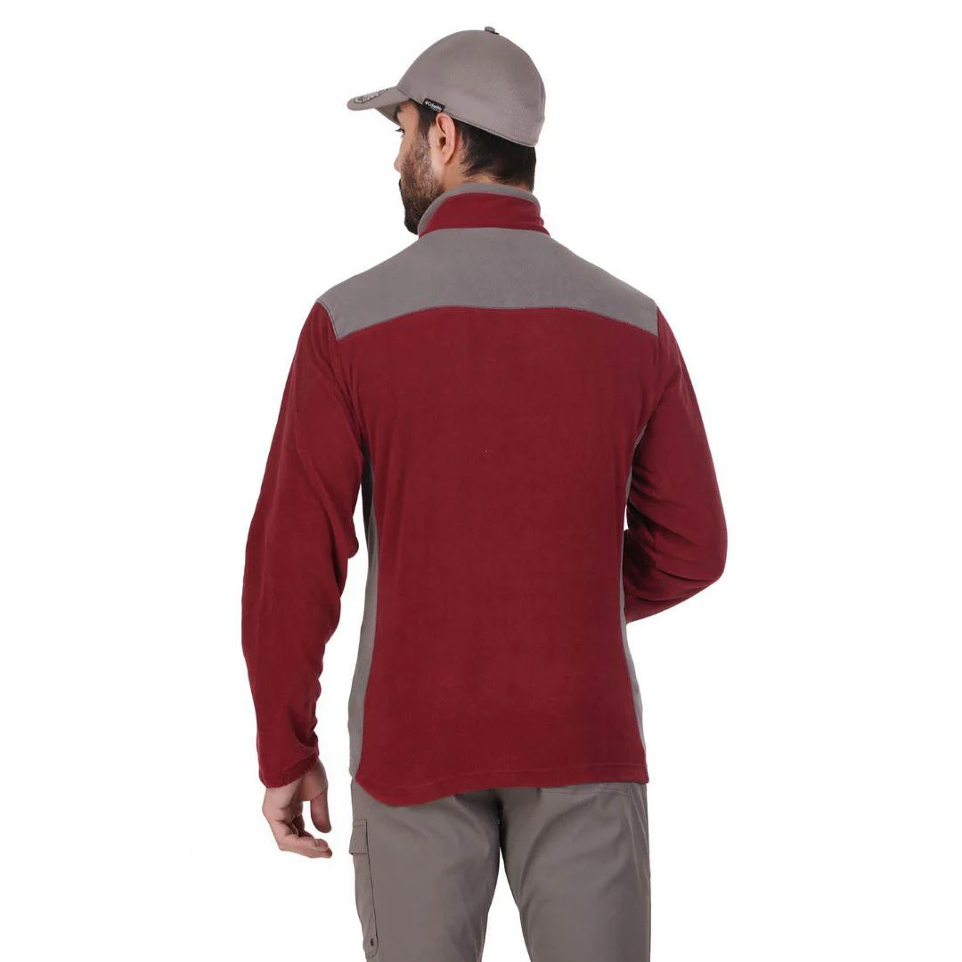 Columbia Men Red Klamath Range Full Zip (Sun Protection) - Image 7