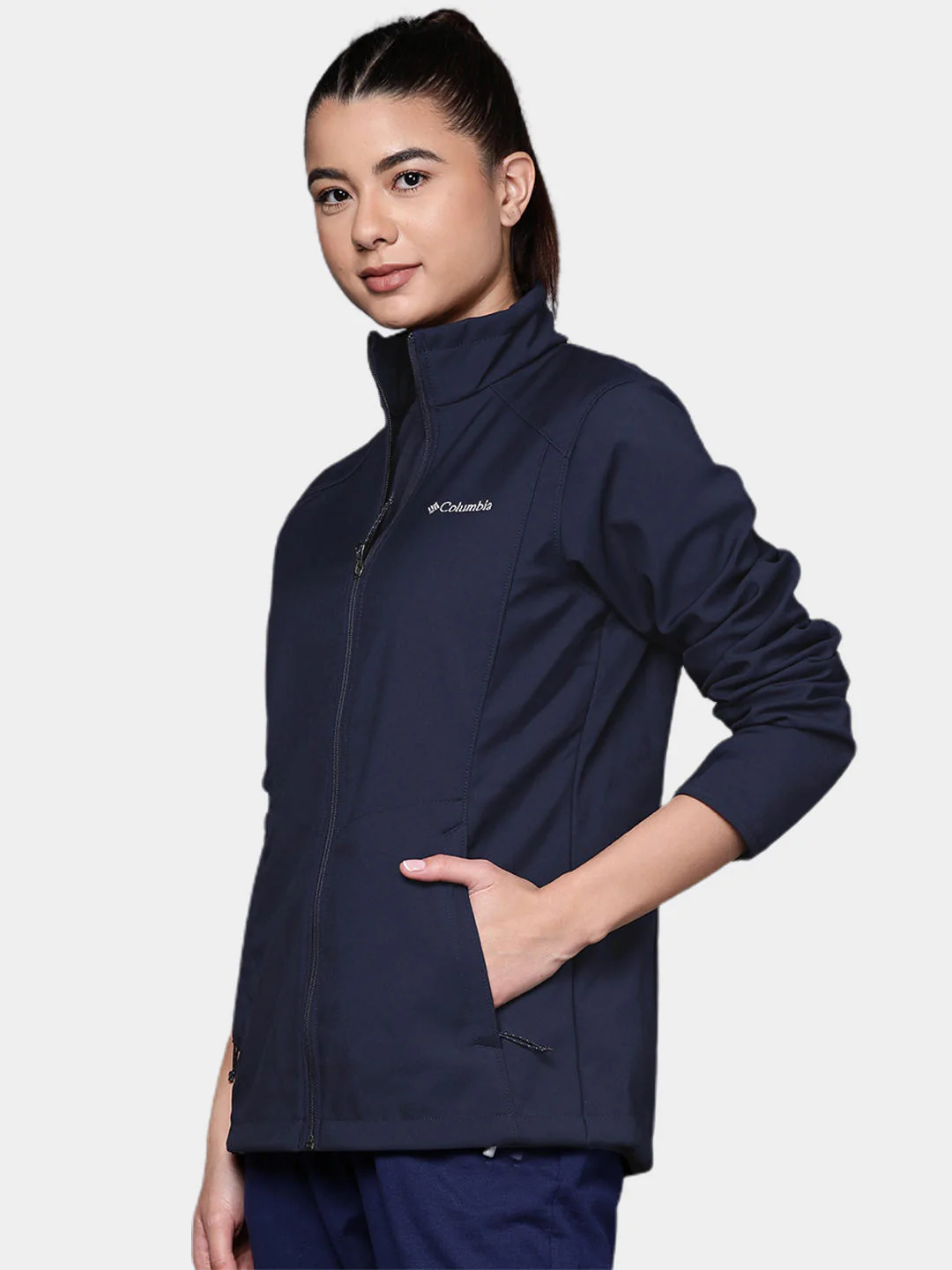 Columbia Women Navy Blue Kruser Ridge II Softshell - Image 11