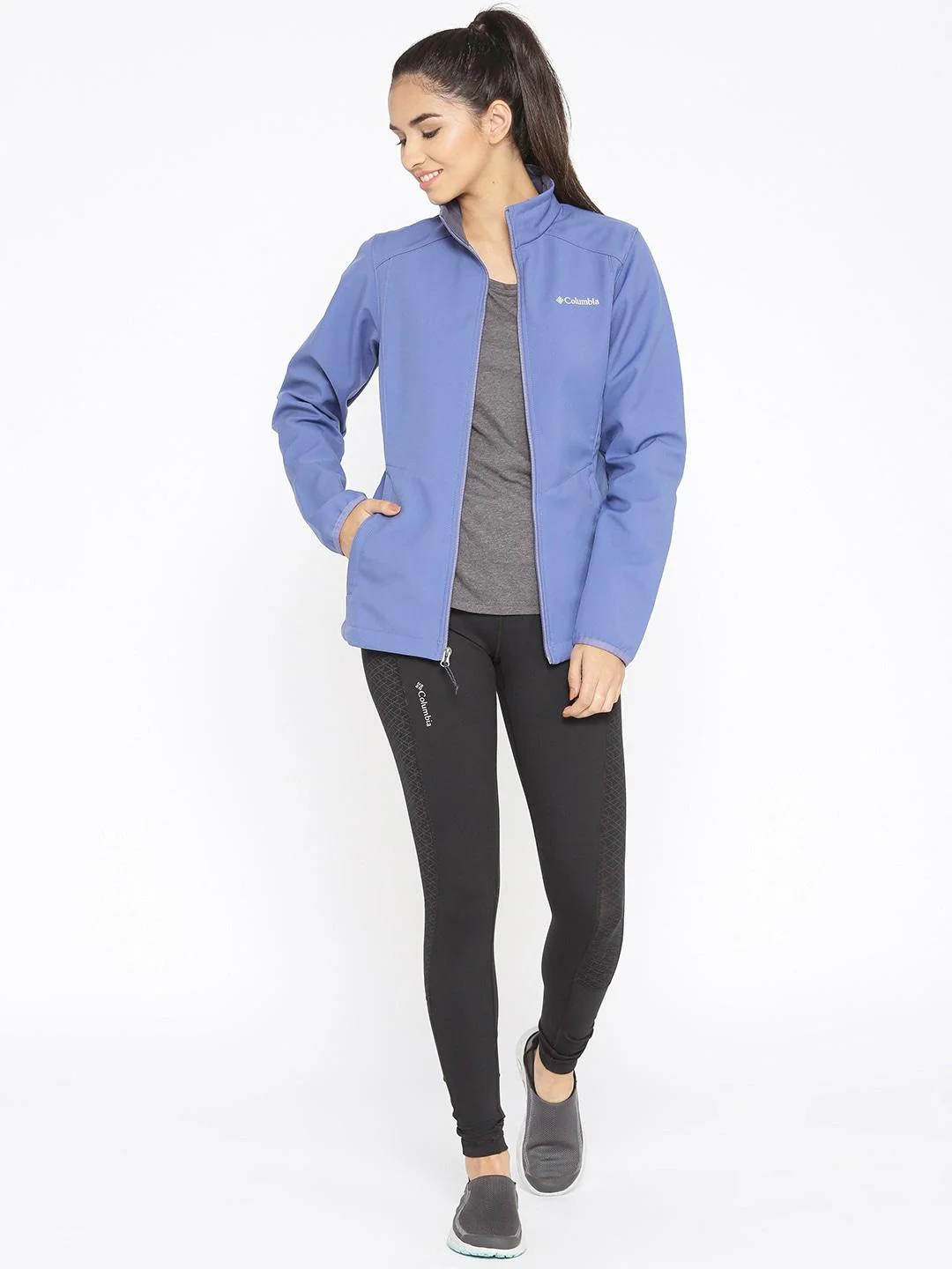 Columbia Women Purple Kruser Ridge II Softshell - Image 5