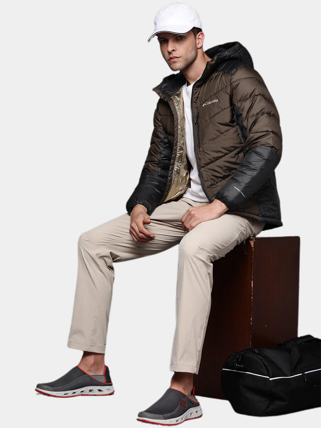 Columbia Men Brown Labyrinth Loop Hooded Jacket - Image 11