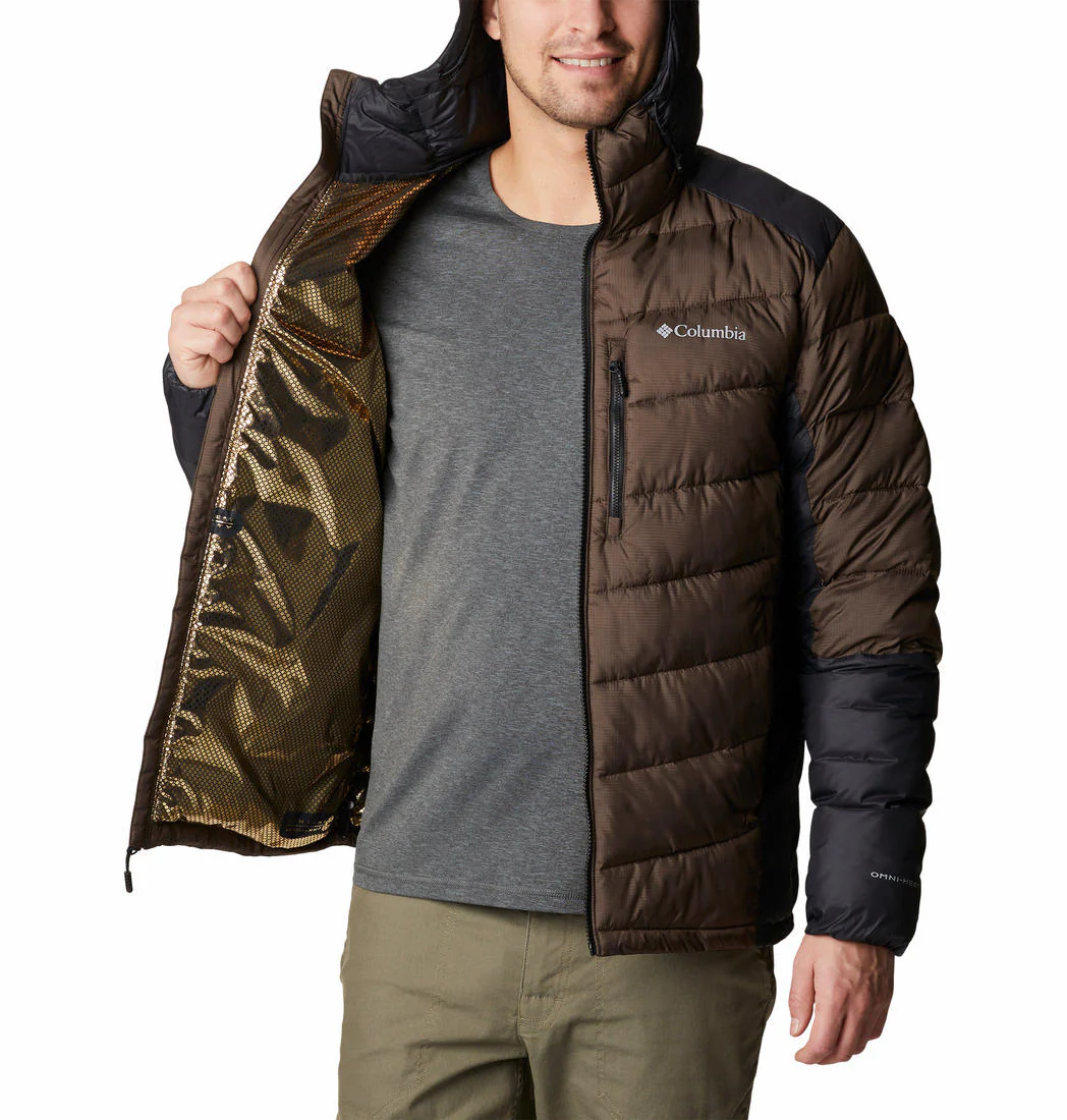 Columbia Men Brown Labyrinth Loop Hooded Jacket - Image 3