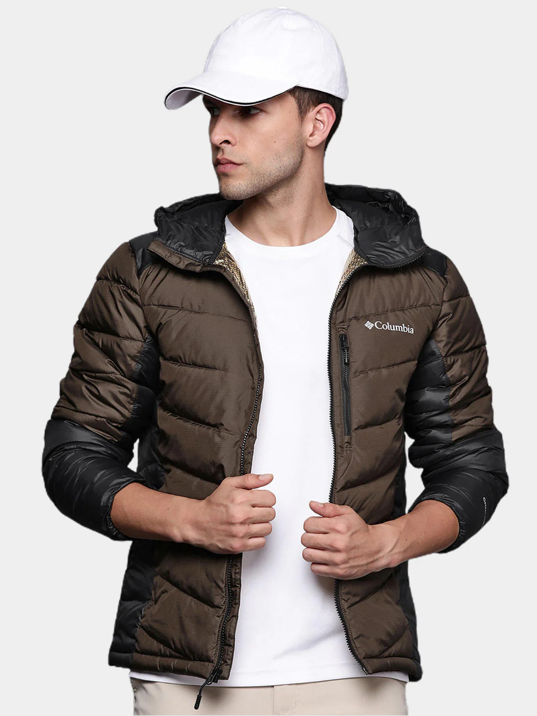 Columbia Men Brown Labyrinth Loop Hooded Jacket - Image 9