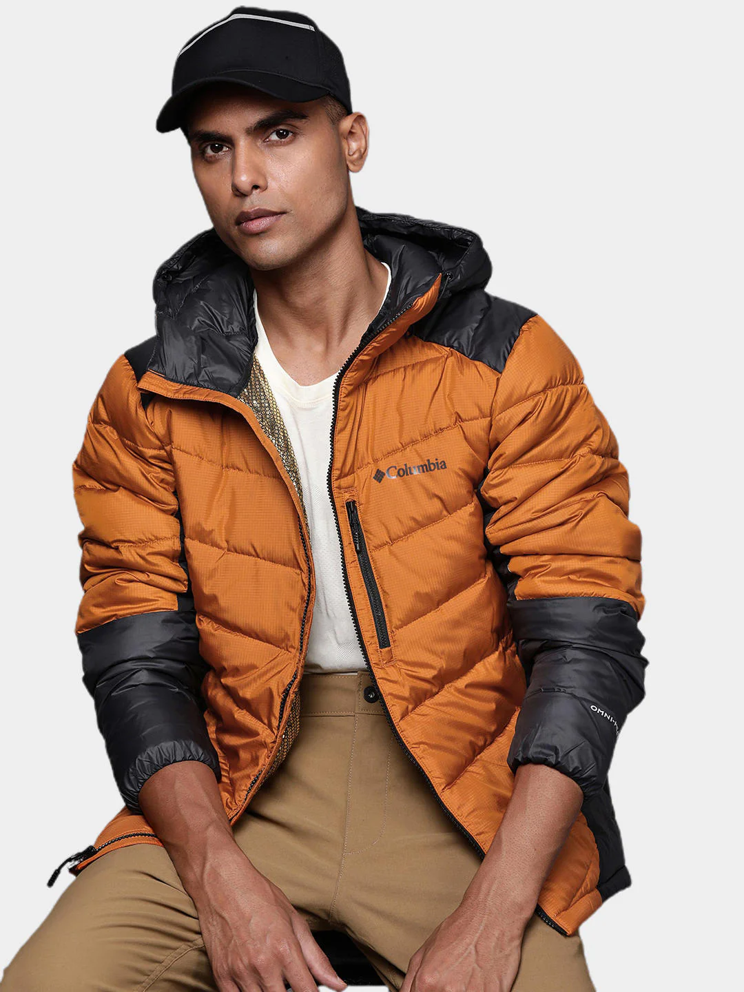Columbia Men Orange Labyrinth Loop Hooded Jacket - Image 10