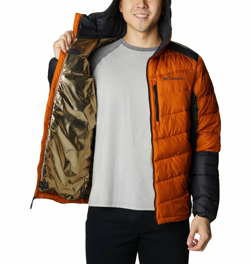 Columbia Men Orange Labyrinth Loop Hooded Jacket - Image 3