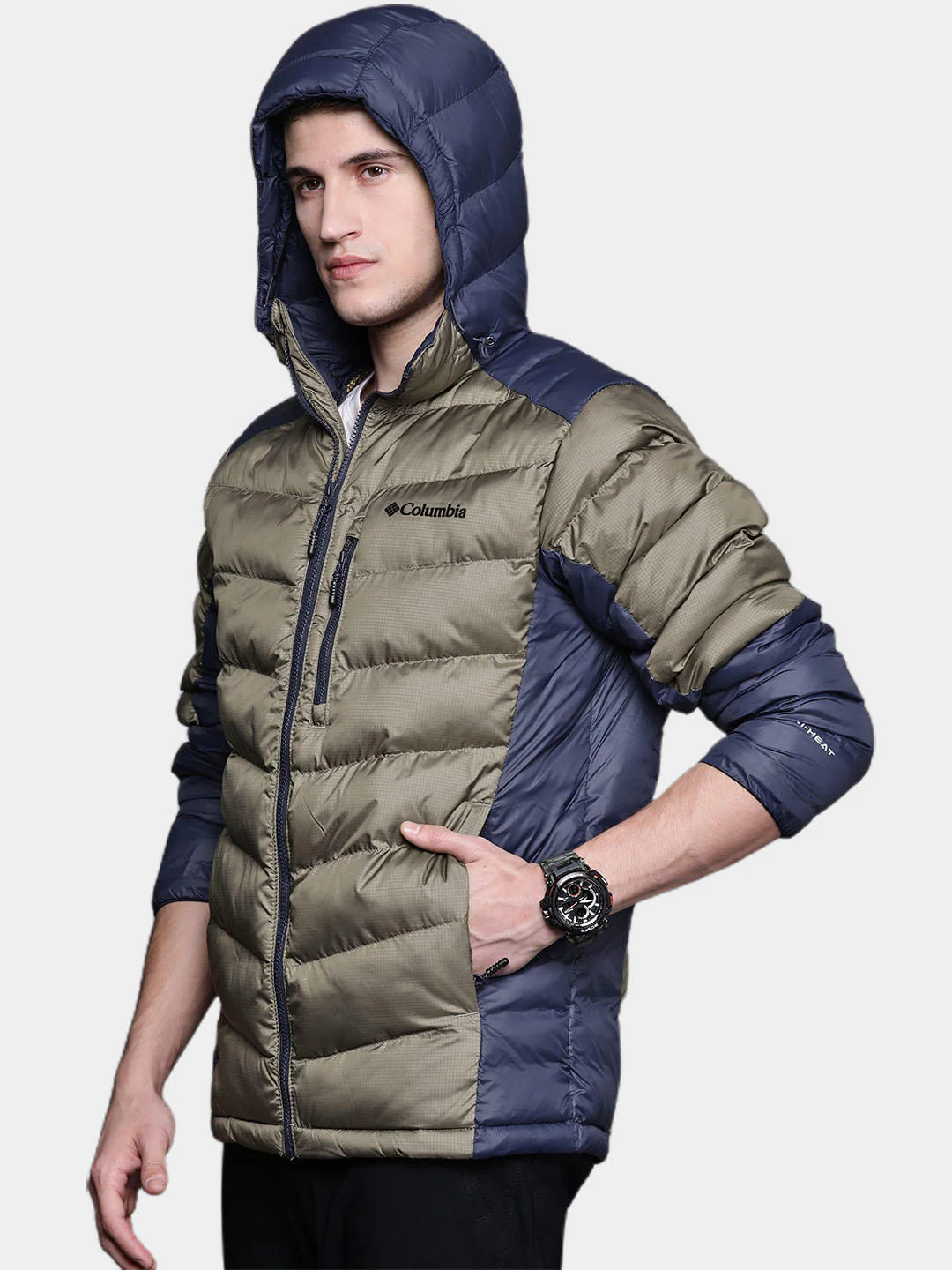 Columbia Men Green Labyrinth Loop Hooded Jacket - Image 11