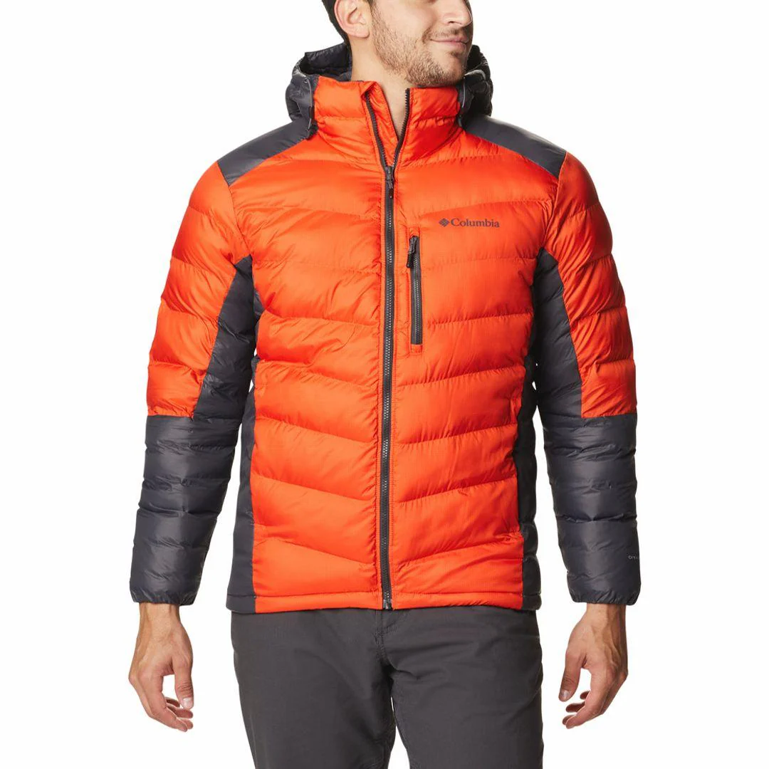 Columbia Men Orange Labyrinth Loop Hooded Jacket