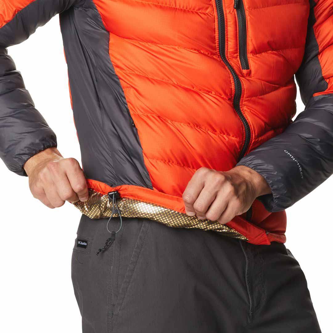 Columbia Men Orange Labyrinth Loop Hooded Jacket - Image 4