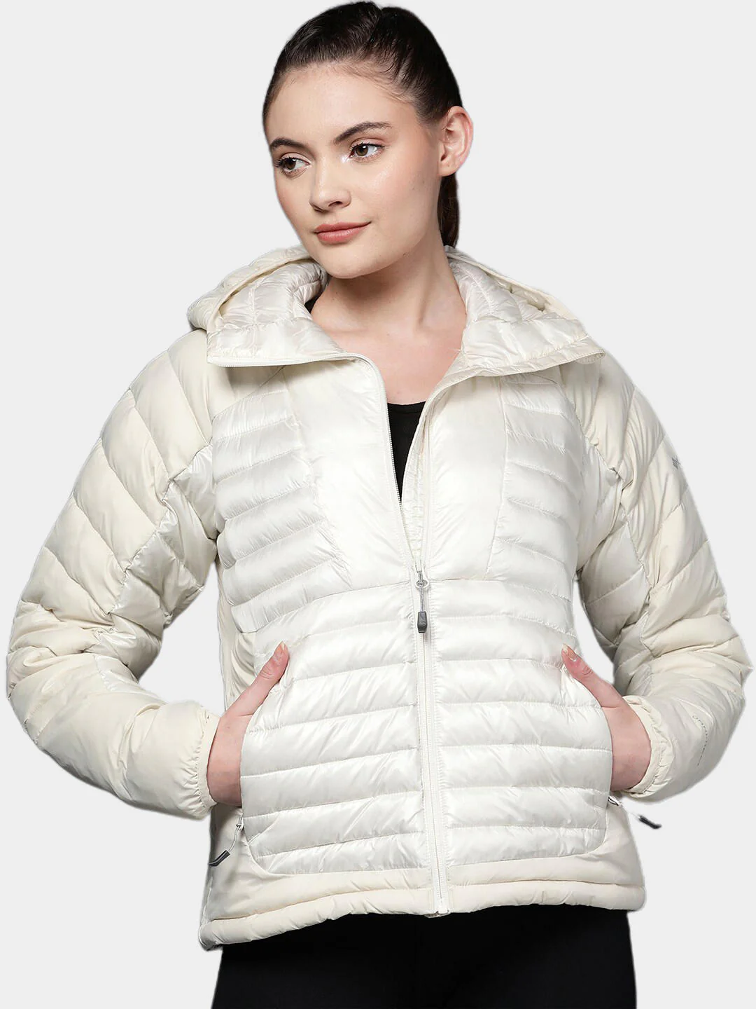 Columbia Women White Labyrinth Loop Hooded Jacket - Image 10