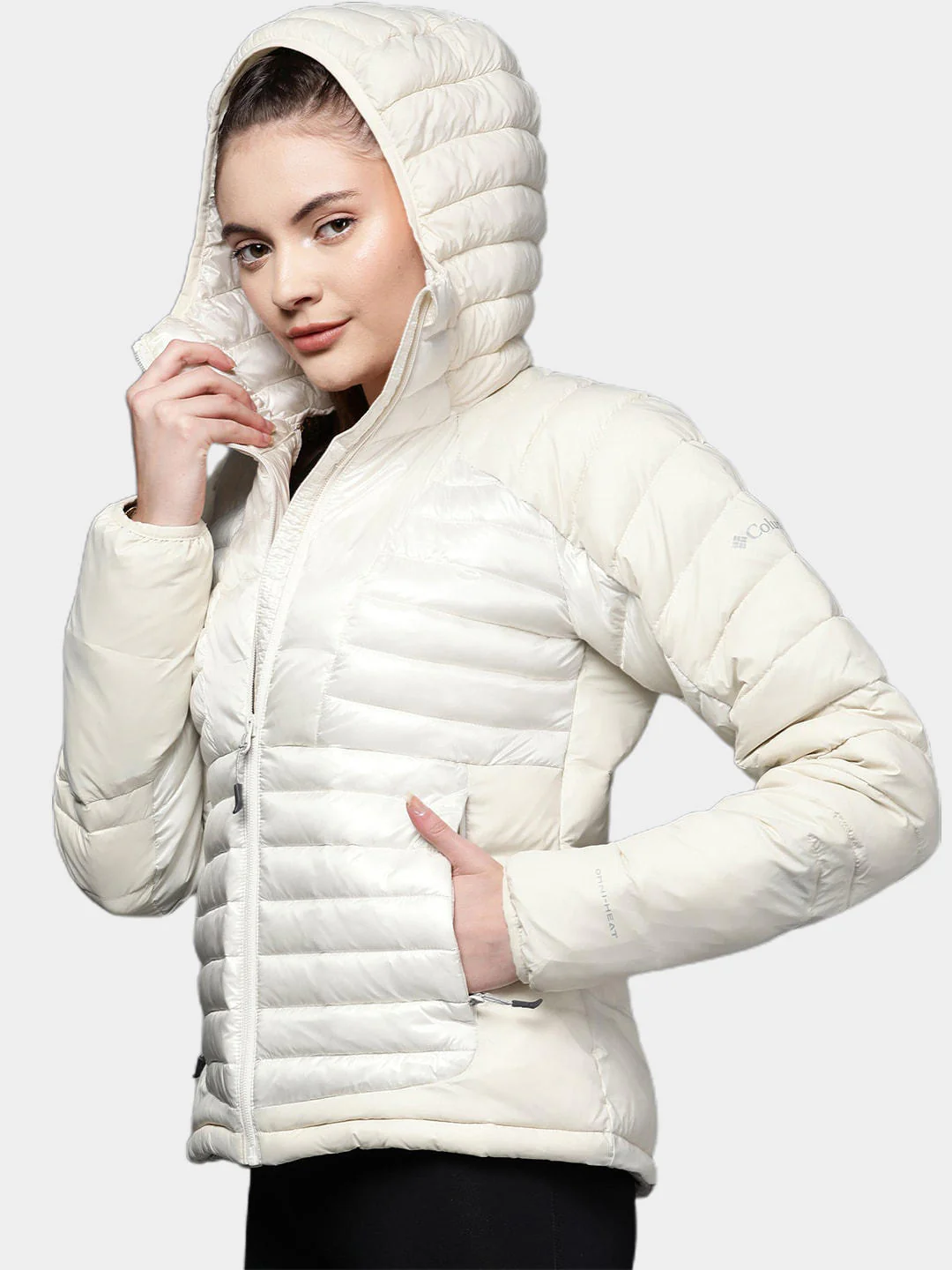 Columbia Women White Labyrinth Loop Hooded Jacket - Image 12