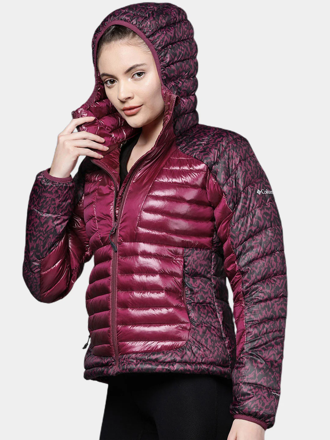 Columbia Women Purple Labyrinth Loop Hooded Jacket - Image 11