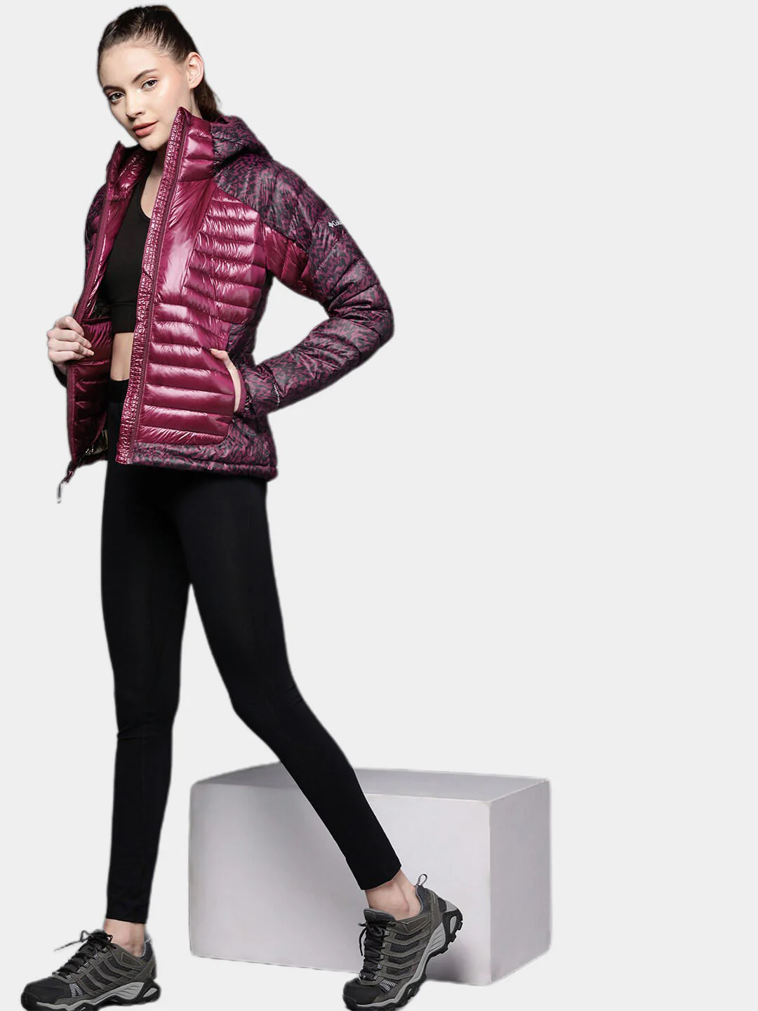 Columbia Women Purple Labyrinth Loop Hooded Jacket - Image 12