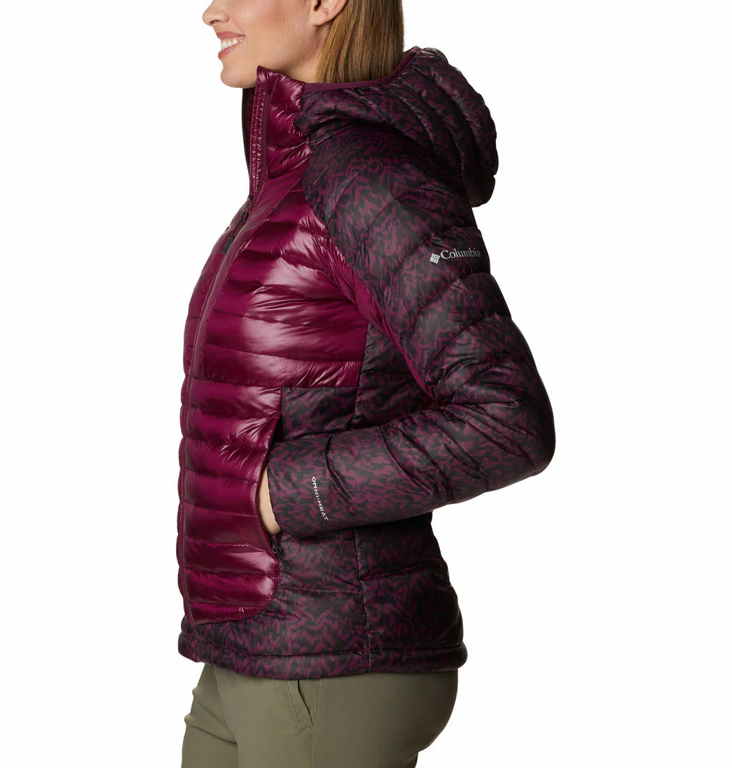 Columbia Women Purple Labyrinth Loop Hooded Jacket - Image 2