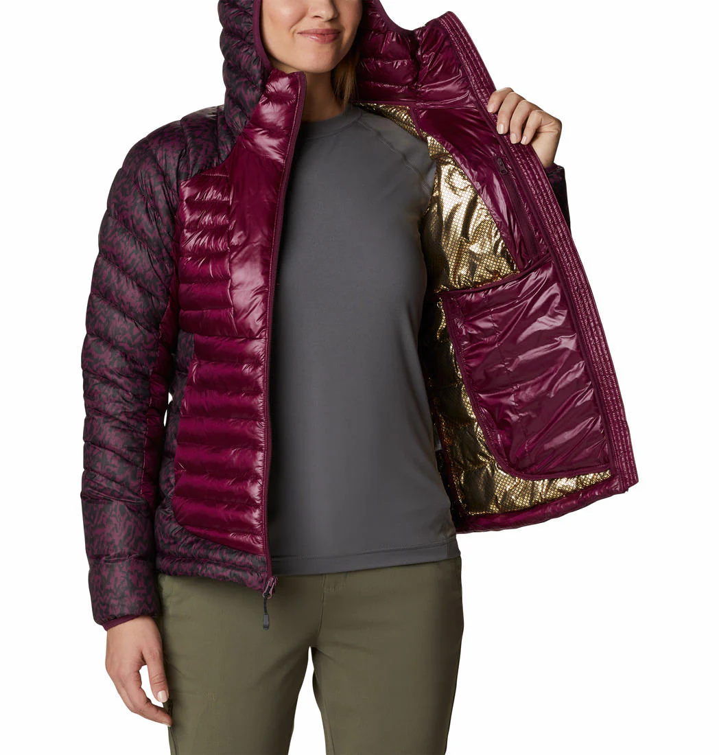 Columbia Women Purple Labyrinth Loop Hooded Jacket - Image 4