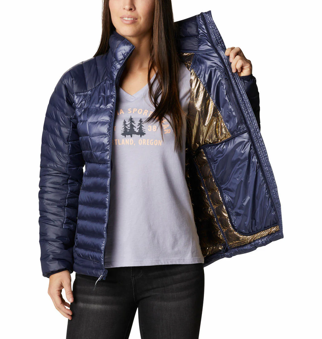 Columbia Women Navy Blue Labyrinth Loop Jacket - Image 4