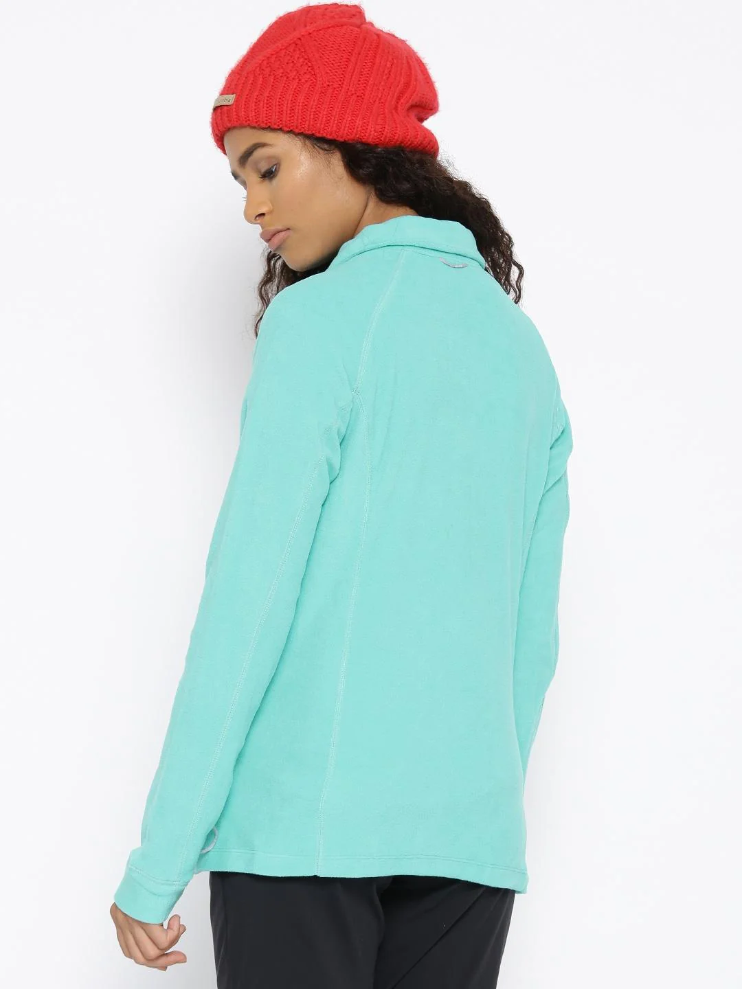 Columbia Women Yellow Leadbetter Mountain Full Zip Fleece - Image 4