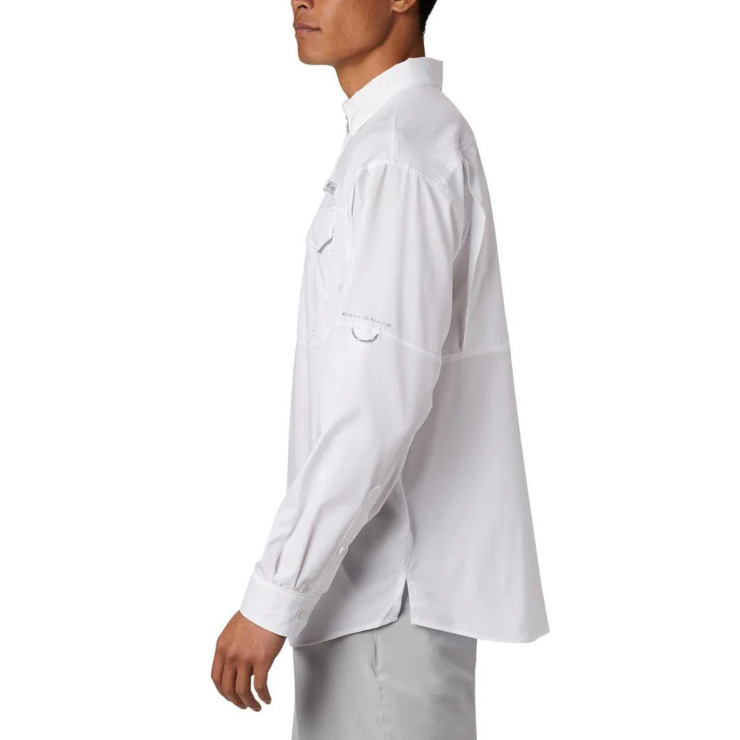Columbia Men White Low Drag Offshore LS Shirt (Sun Protection) - Image 5