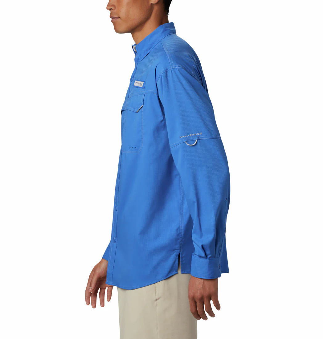 Columbia Men Blue Low Drag Offshore LS Shirt (Sun Protection) - Image 2