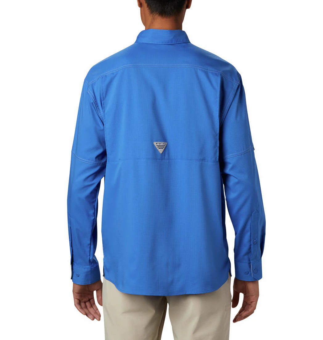 Columbia Men Blue Low Drag Offshore LS Shirt (Sun Protection) - Image 6