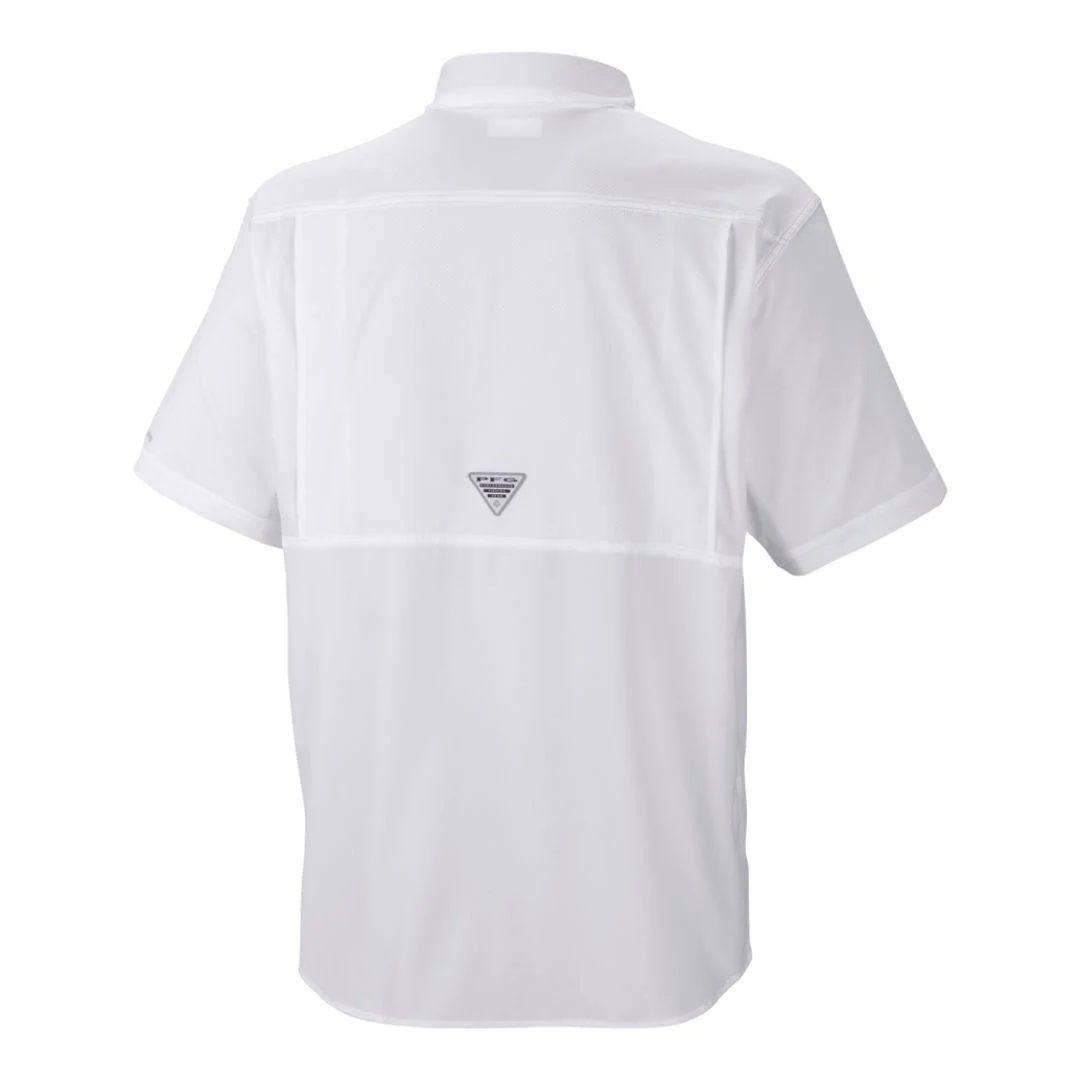 Columbia Men White Low Drag Offshore SS Shirt (Sun Protection) - Image 2