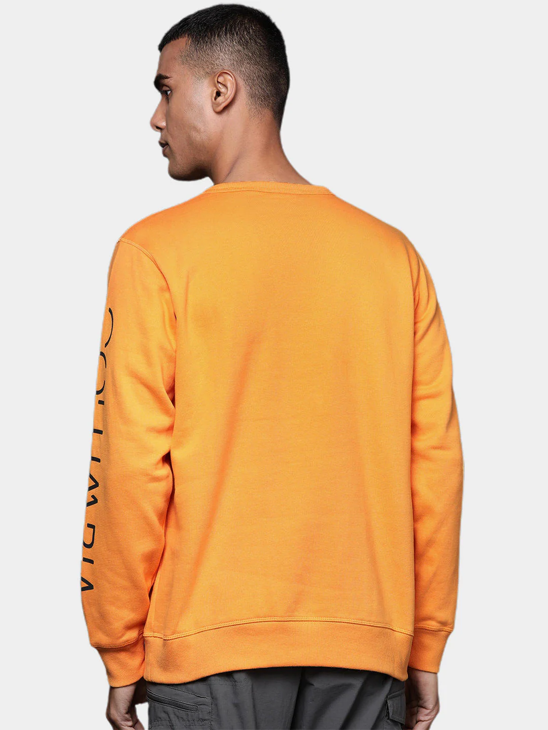 Columbia Men Yellow M Columbia Logo Fleece Crew (Sun Protection) - Image 10