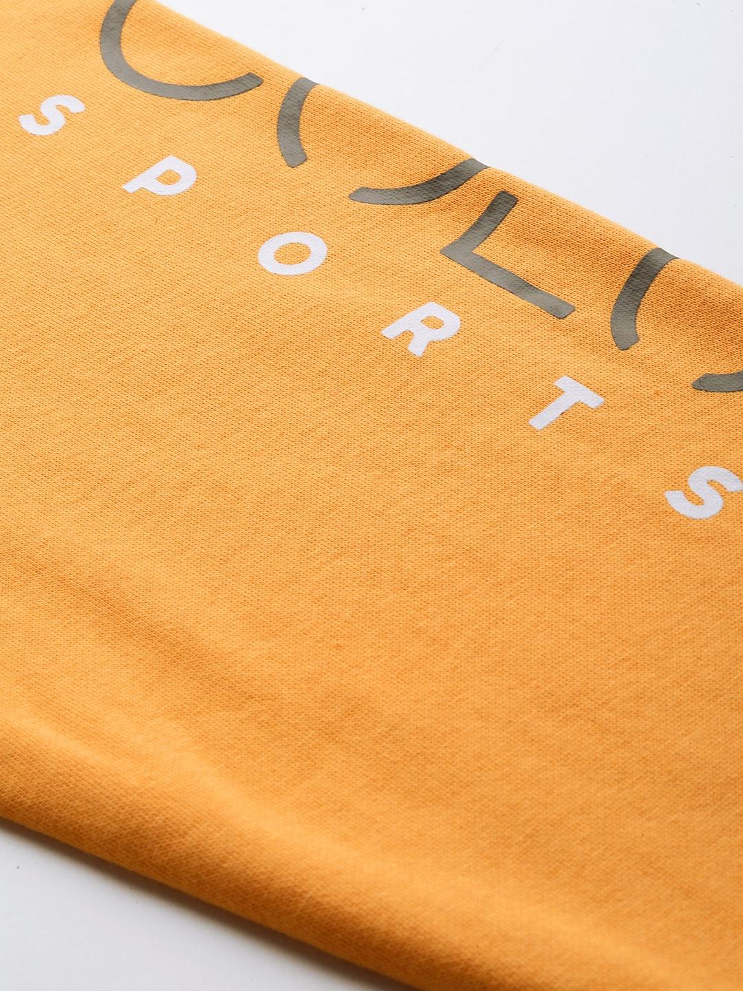 Columbia Men Yellow M Columbia Logo Fleece Crew (Sun Protection) - Image 6
