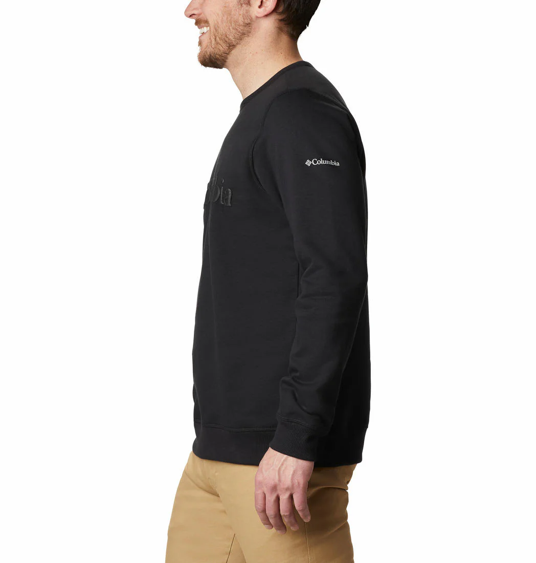 Columbia Men Black M Columbia Logo Fleece Crew (Sun Protection) - Image 10