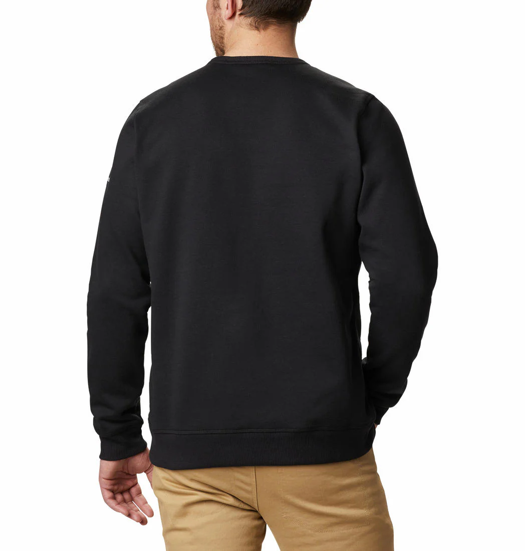 Columbia Men Black M Columbia Logo Fleece Crew (Sun Protection) - Image 2