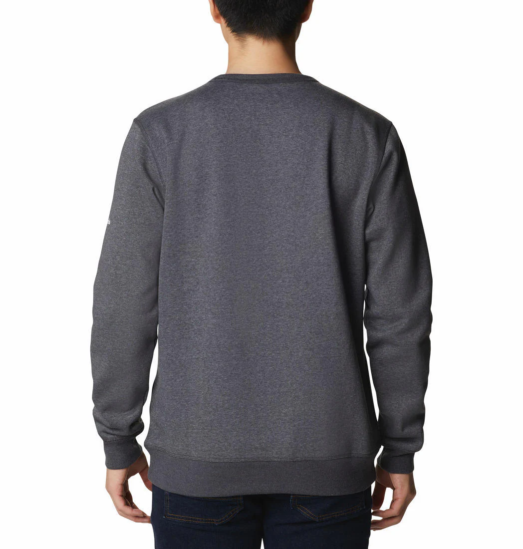 Columbia Men Black M Columbia Logo Fleece Crew (Sun Protection) - Image 2