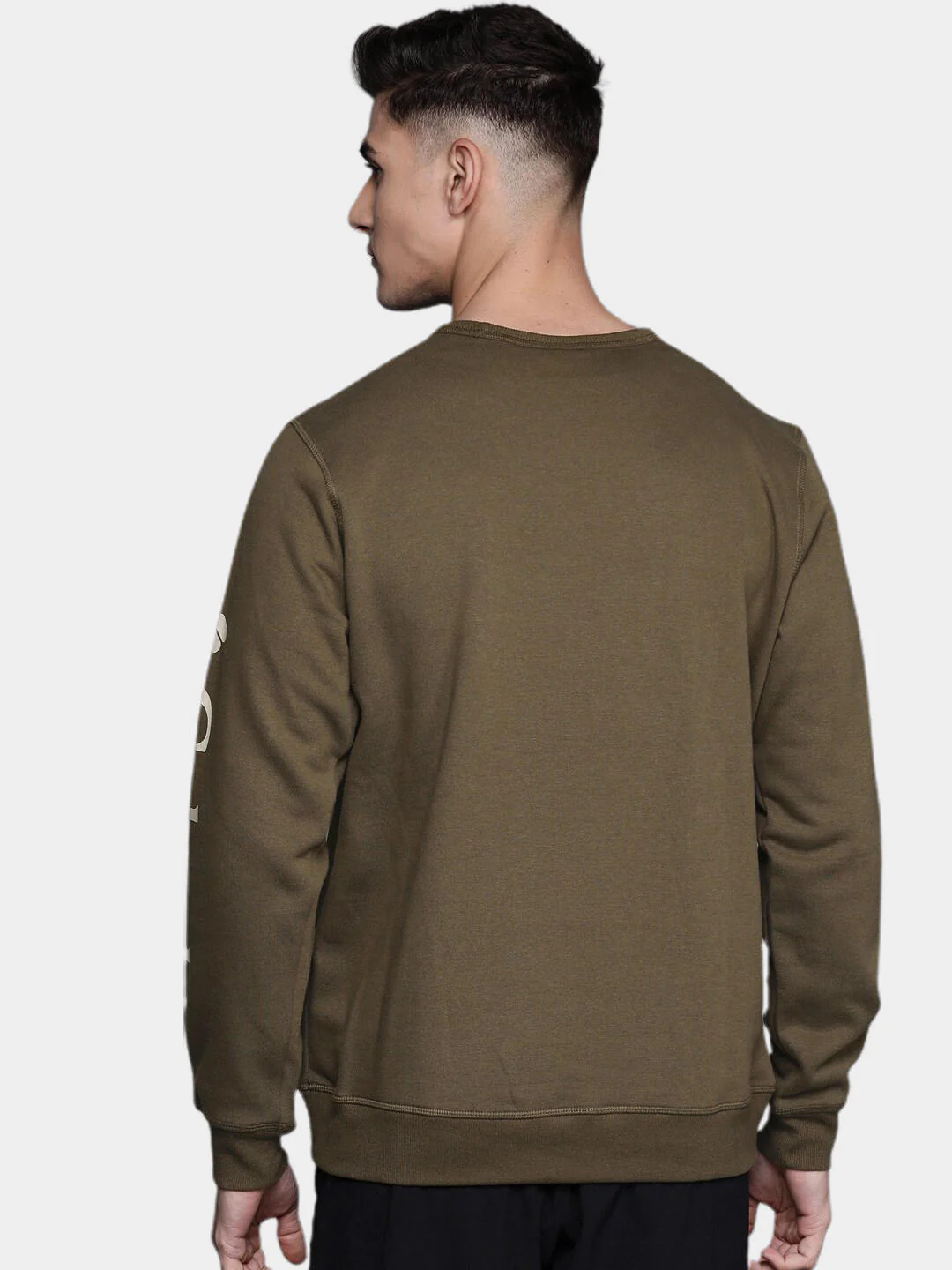 Columbia Men Olive M Columbia Logo Fleece Crew (Sun Protection) - Image 11
