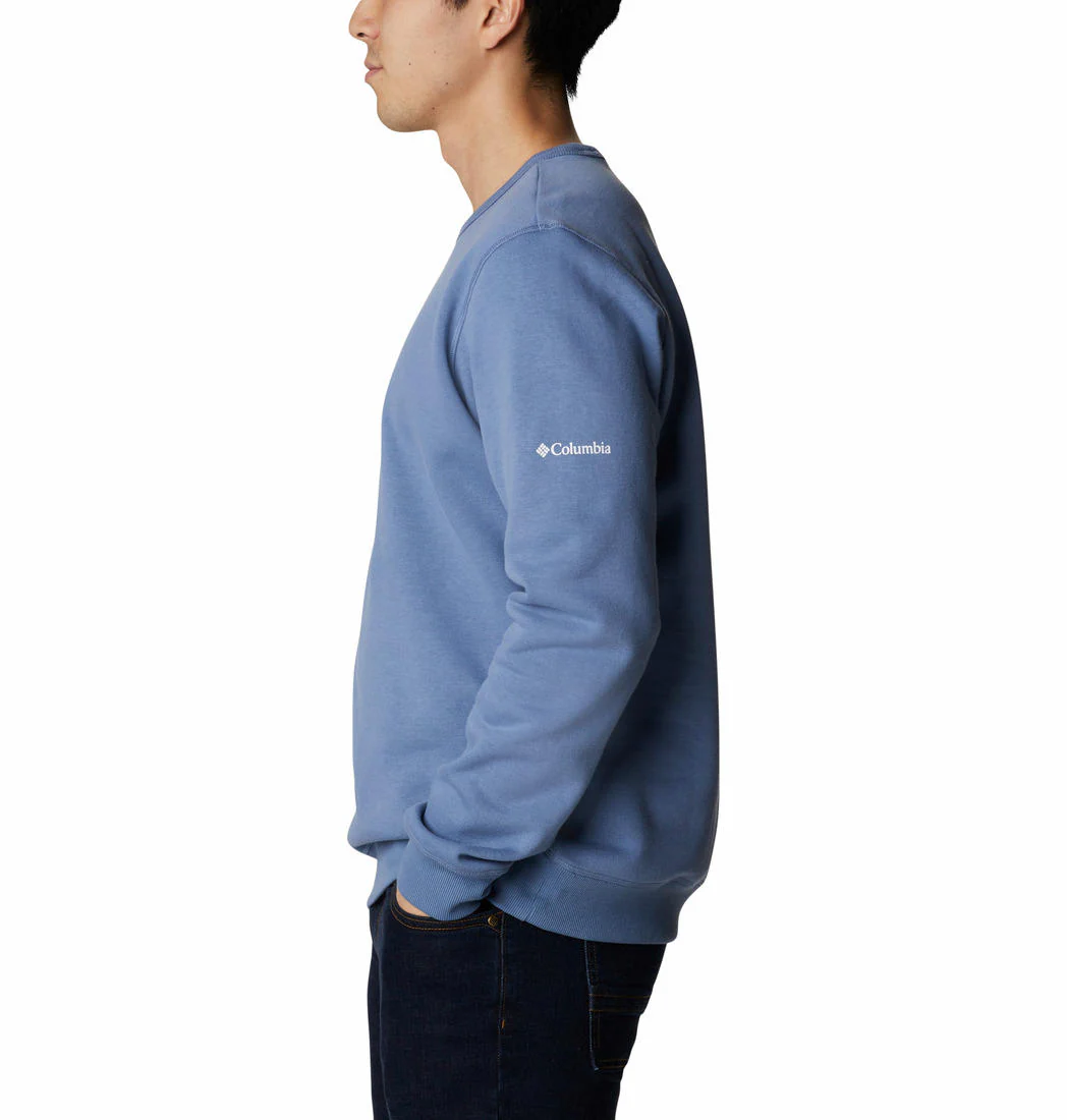 Columbia Men Blue M Columbia Logo Fleece Crew (Sun Protection) - Image 5