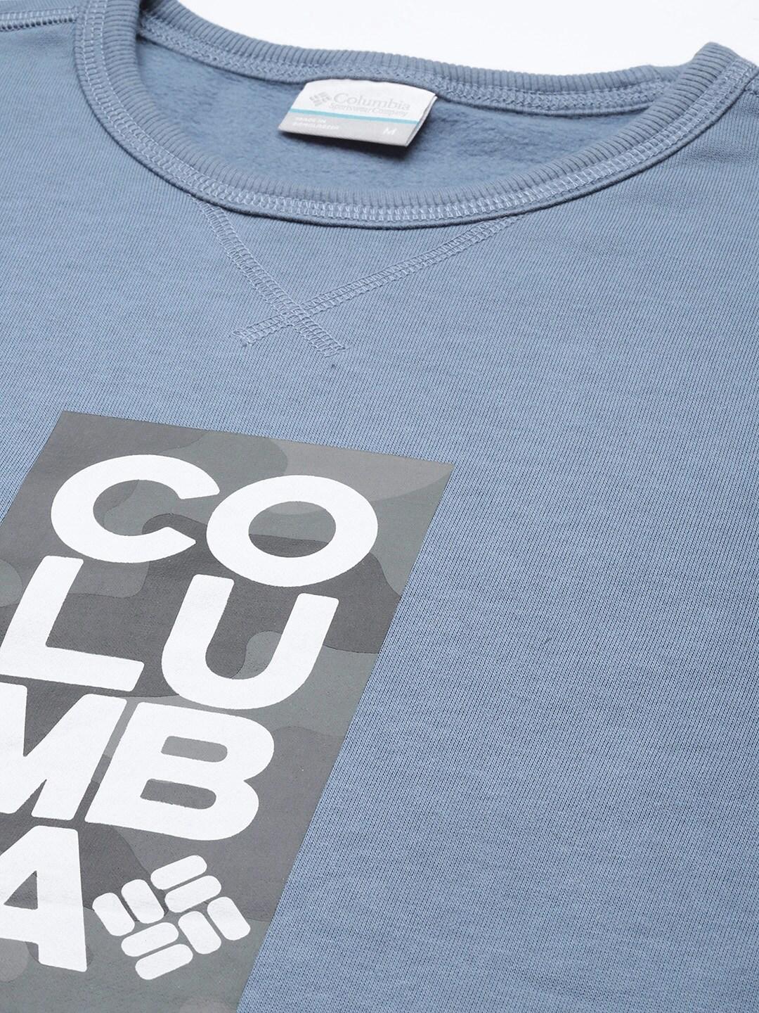 Columbia Men Blue M Columbia Logo Fleece Crew (Sun Protection) - Image 7