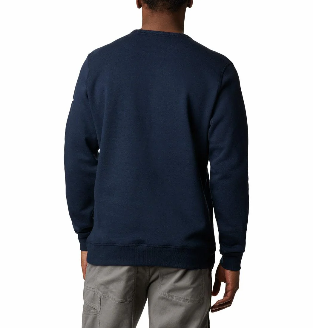 Columbia Men Blue M Columbia Logo Fleece Crew (Sun Protection) - Image 2