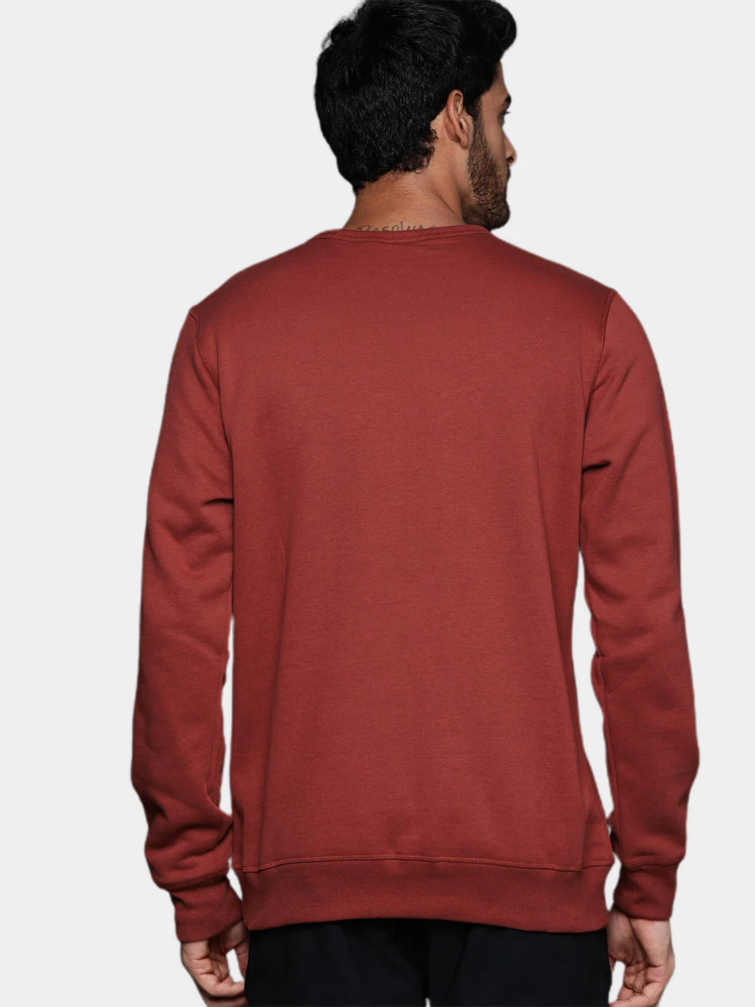 Columbia Men Red M Columbia Logo Fleece Crew (Sun Protection) - Image 9