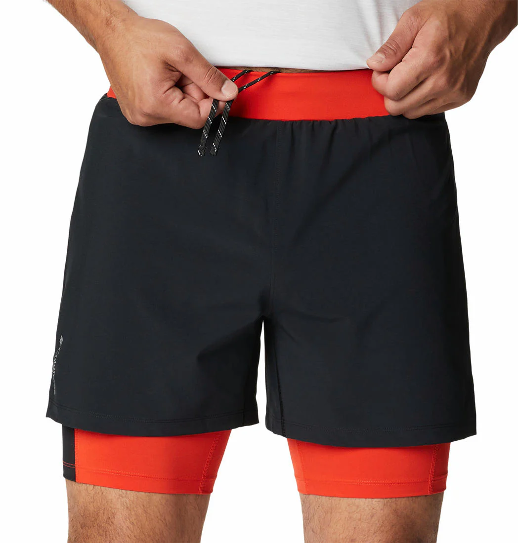 Columbia Men Black M Endless Trail 2in1 Short (Sun Protection) - Image 2