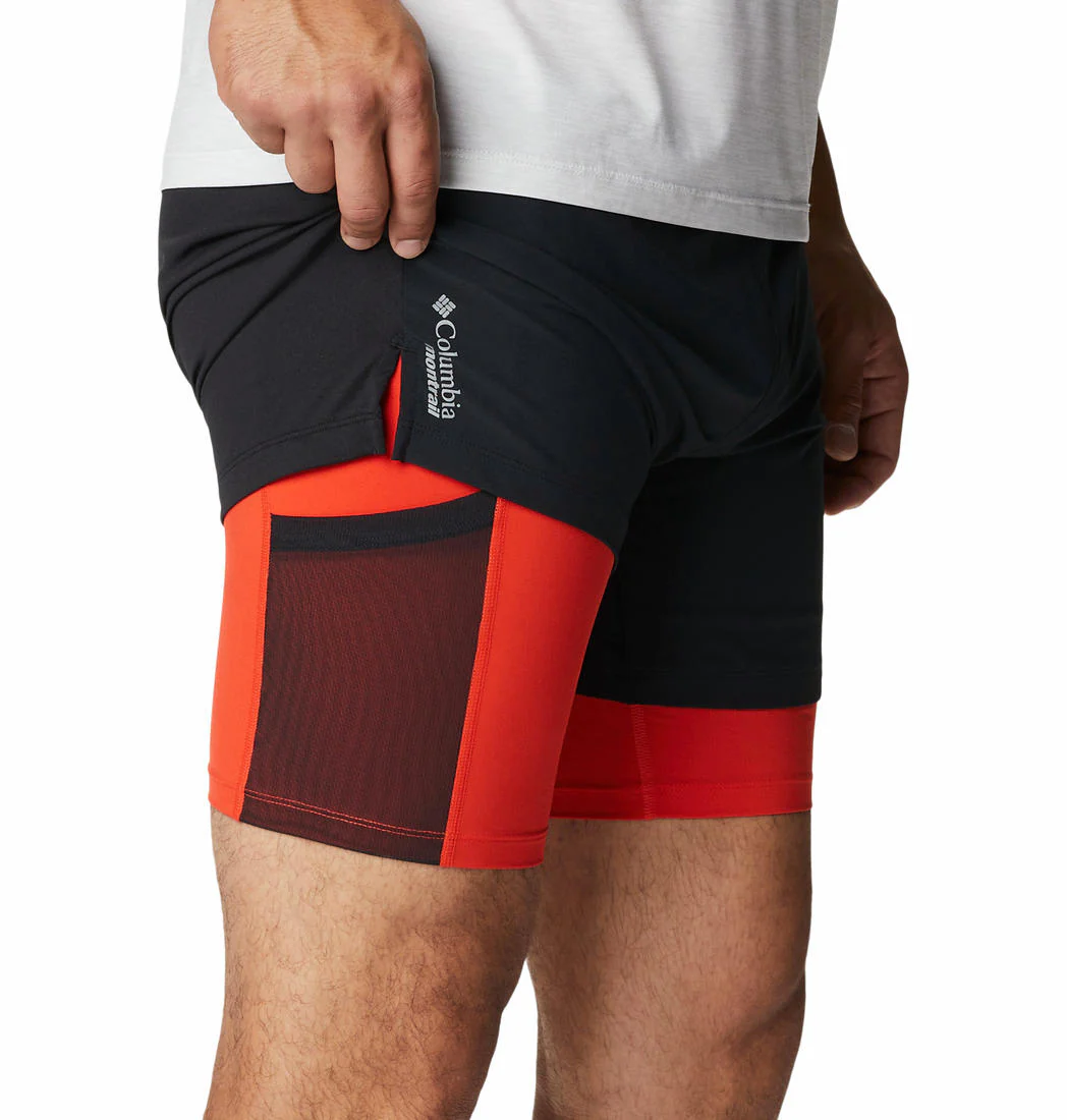 Columbia Men Black M Endless Trail 2in1 Short (Sun Protection) - Image 4