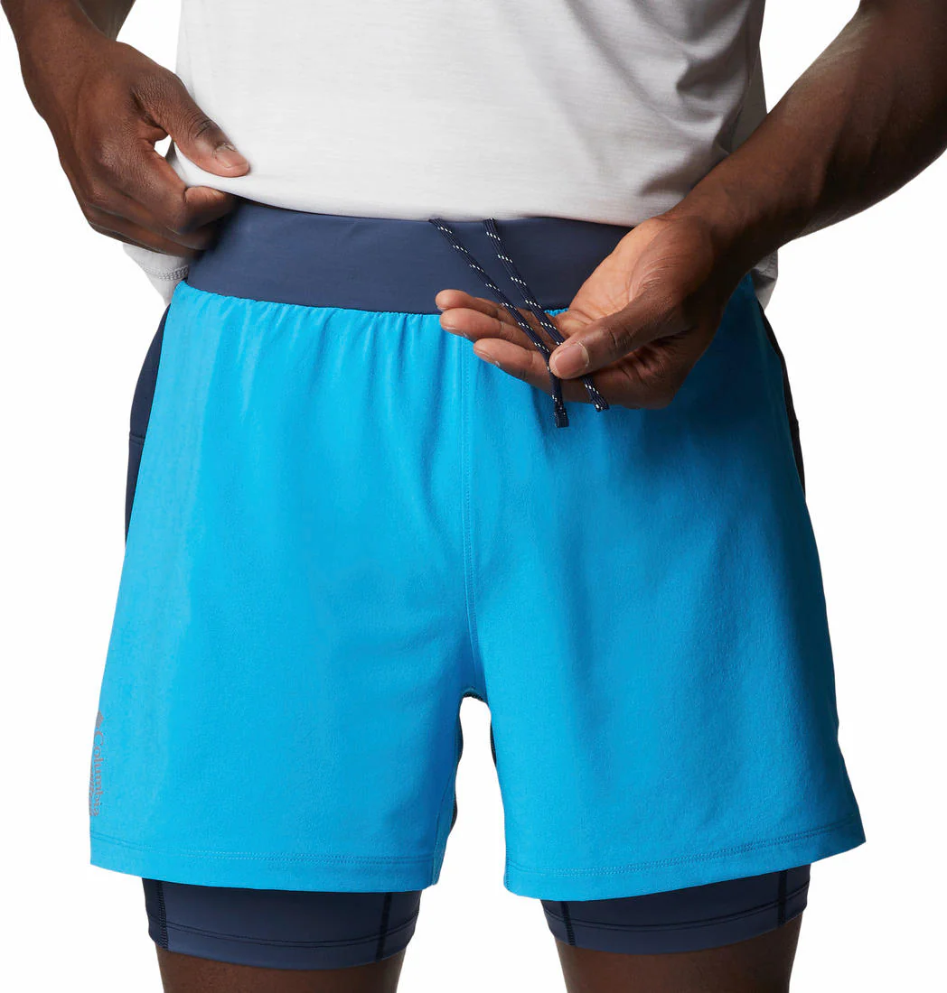Columbia Men Blue M Endless Trail 2in1 Short (Sun Protection) - Image 4