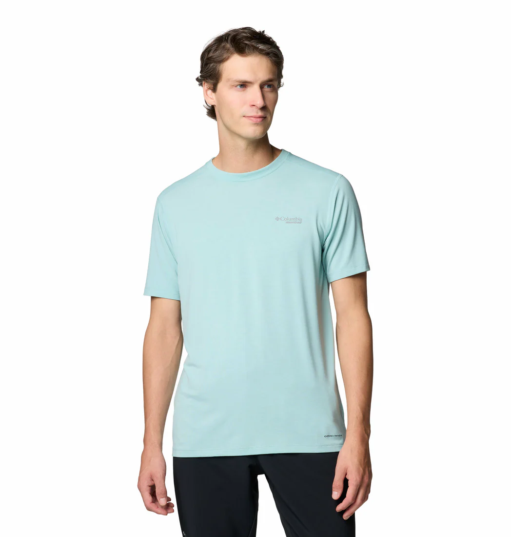 Columbia Men Blue M Endless Trail Running Tech Tee