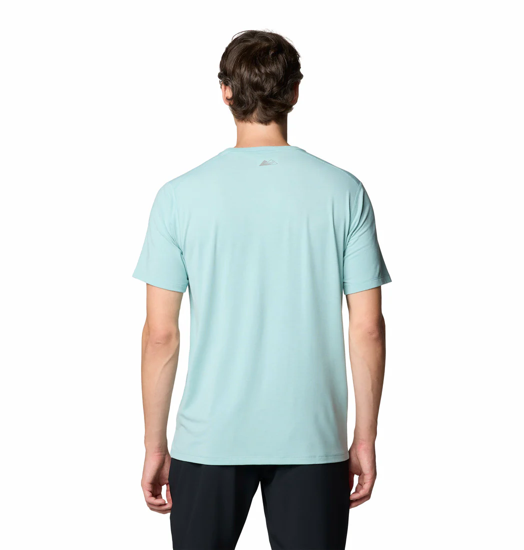 Columbia Men Blue M Endless Trail Running Tech Tee - Image 2
