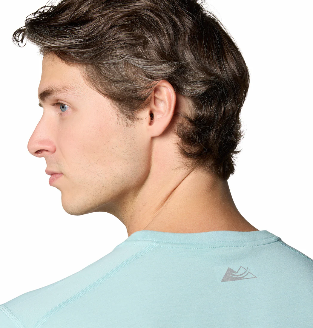 Columbia Men Blue M Endless Trail Running Tech Tee - Image 8