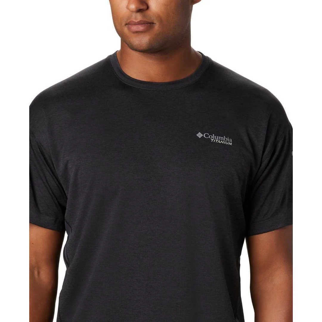 Columbia Men Black M Irico Knit SS Crew - Image 4