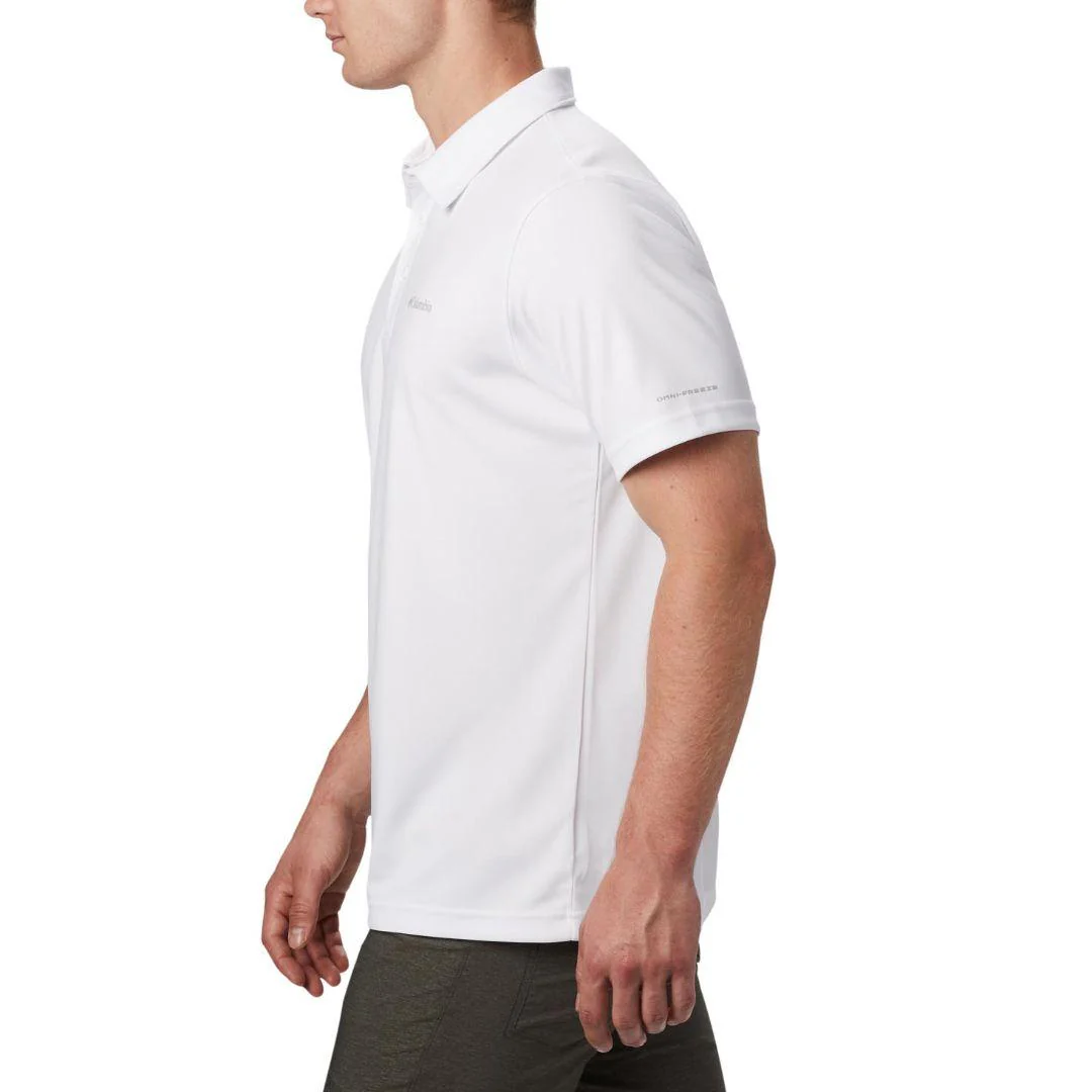 Columbia Men White M Mist Trail SS Polo (Sun Protection) - Image 5