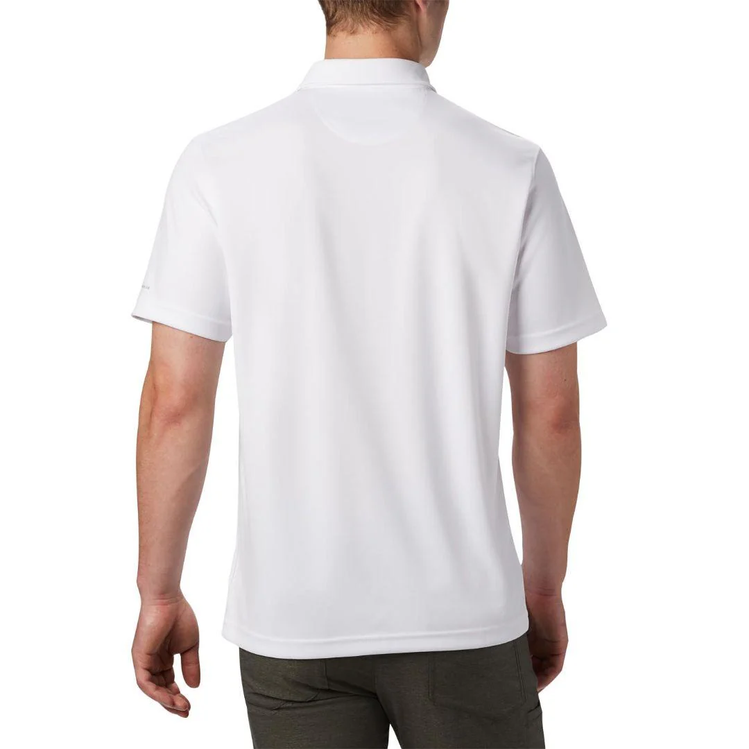 Columbia Men White M Mist Trail SS Polo (Sun Protection) - Image 6
