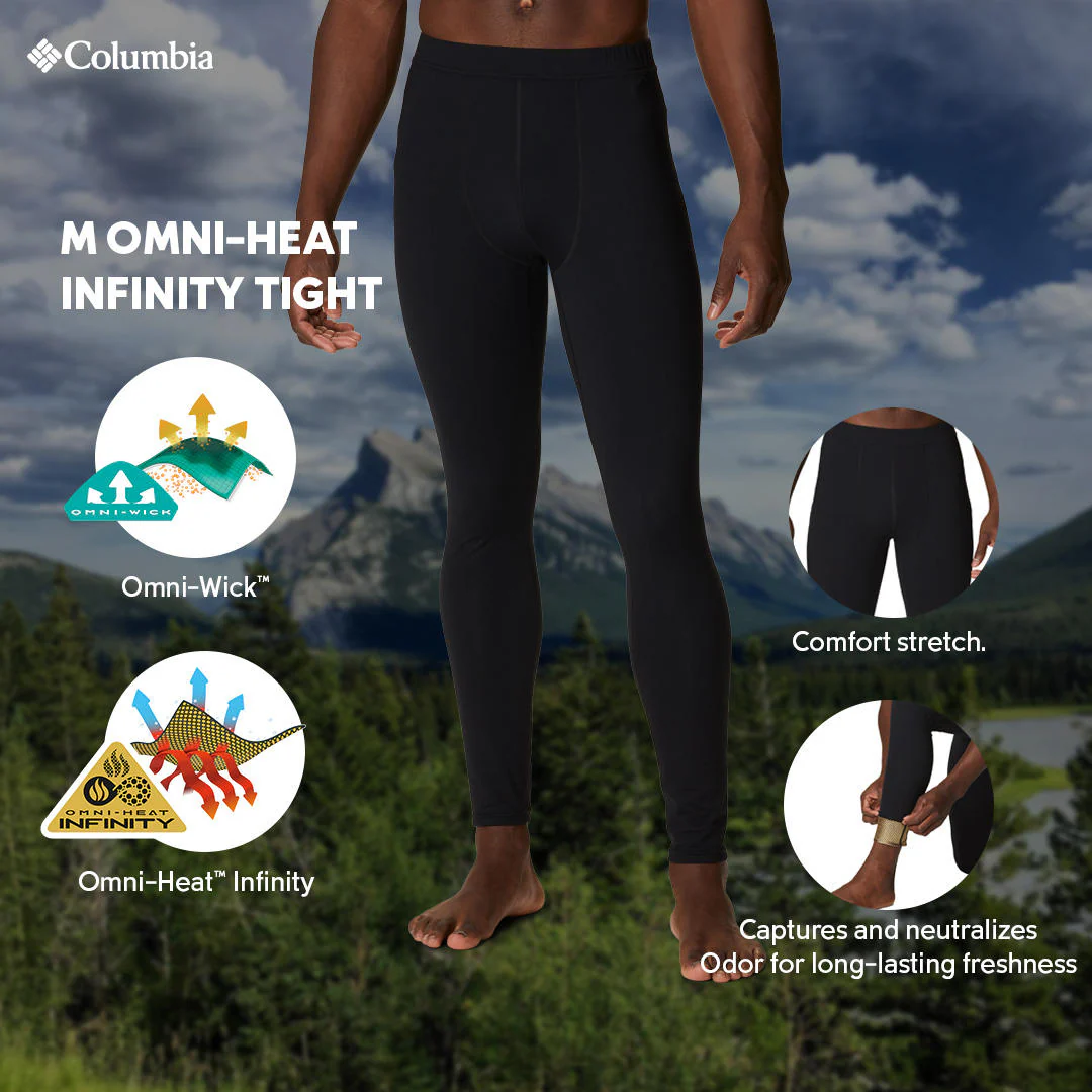 Columbia Men Black M Omni-Heat Infinity Tight (Non Returnable) - Image 2