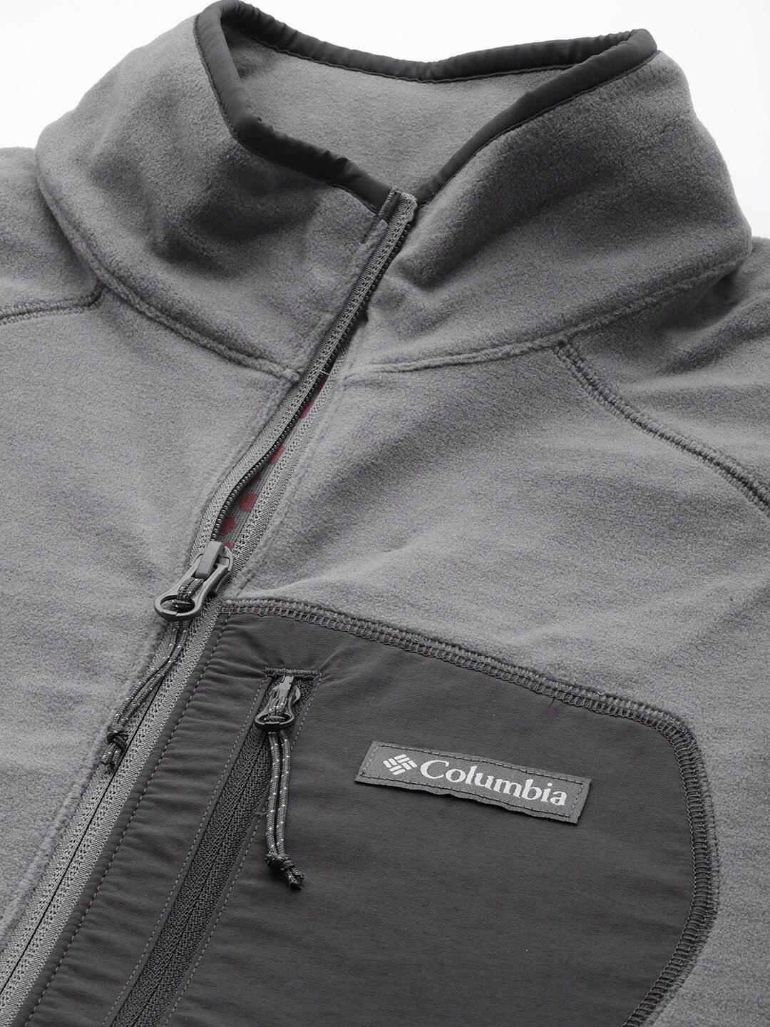 Columbia Men Grey M Outdoor Tracks Full Zip - Image 8