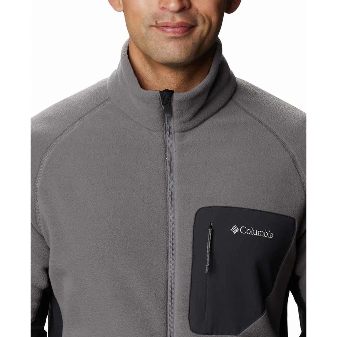 Columbia Men Grey M Polar Powder Full Zip - Image 5