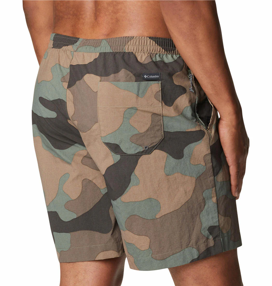 Columbia Men Green M Summerdry Short (Sun Protection) - Image 4