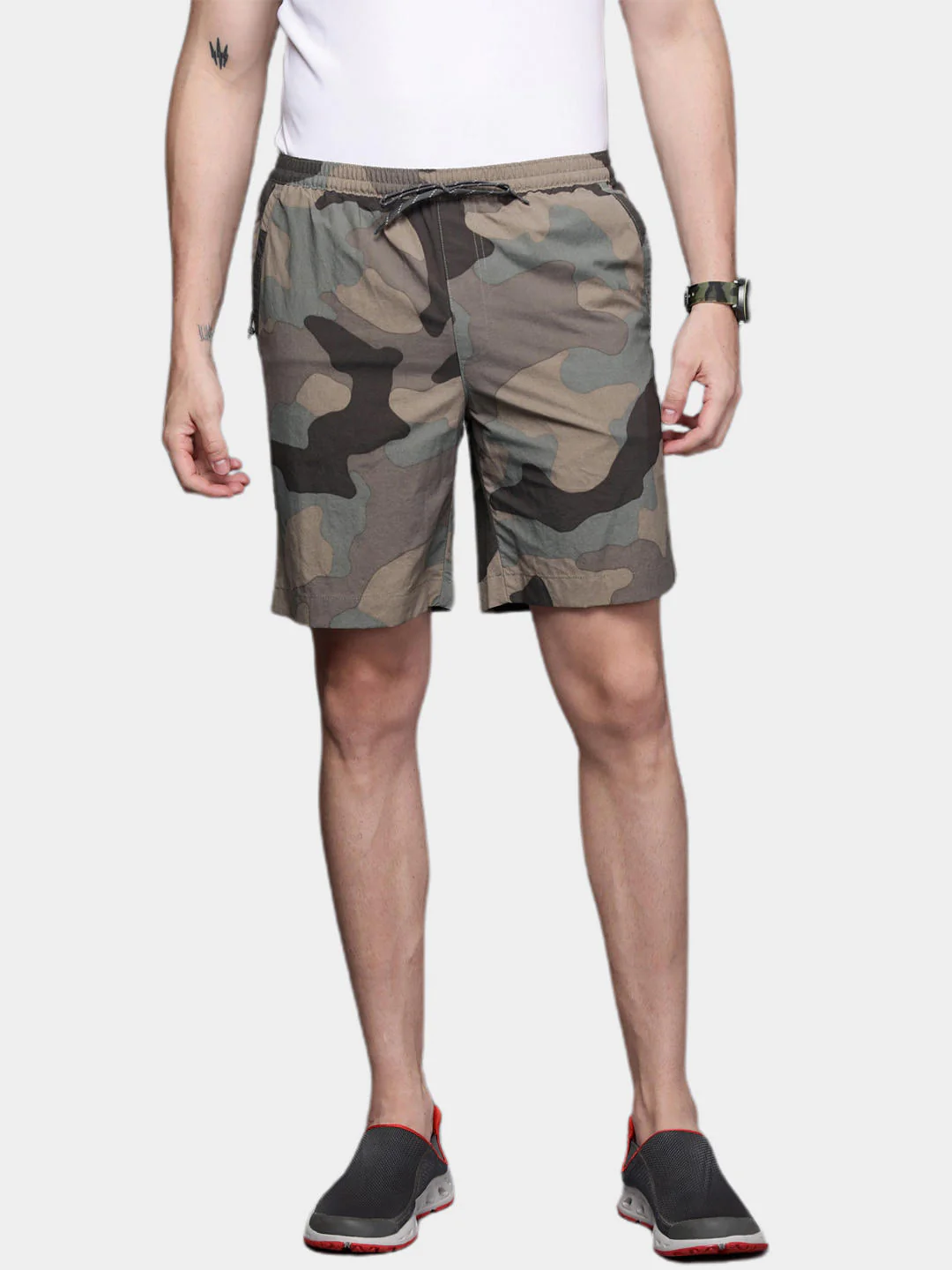 Columbia Men Green M Summerdry Short (Sun Protection) - Image 8