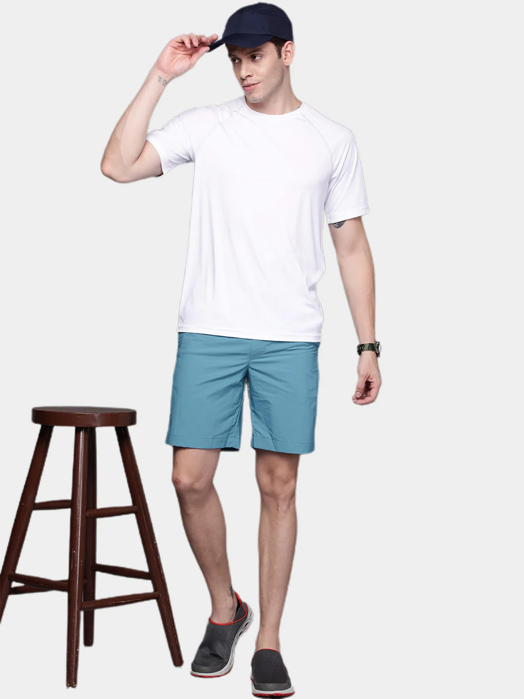 Columbia Men Blue M Summerdry Short (Sun Protection) - Image 11